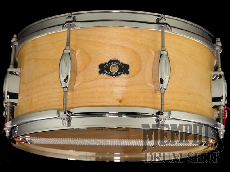 George H. Way 14x6.5 Advance Maple Snare Drum - Natural Satin