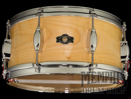 George H. Way 14x6.5 Advance Maple Snare Drum - Natural Satin