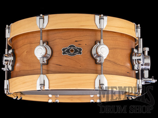 George H. Way 14x6.5 Aristocrat Advance Cherry Snare Drum with Metal Wood Hoops