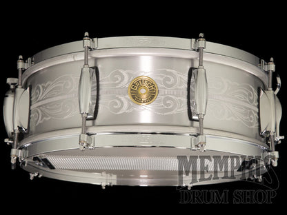 Gretsch 14x5 135th Anniversary Engraved Aluminum Snare Drum