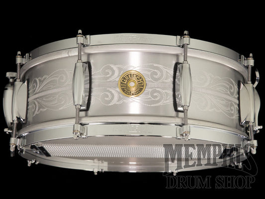 Gretsch 14x5 135th Anniversary Engraved Aluminum Snare Drum