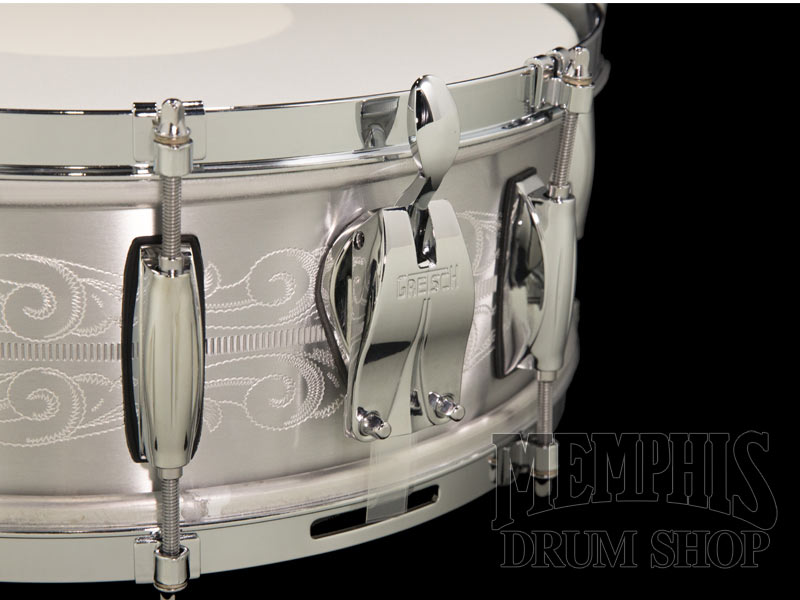 Gretsch 14x5 135th Anniversary Engraved Aluminum Snare Drum