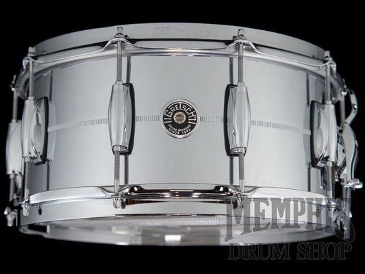 Gretsch 14x6.5 Brooklyn Chrome Over Brass Snare Drum