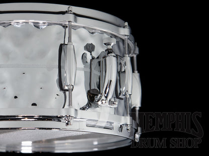 Gretsch 14x6.5 USA Custom Hammered Chrome Over Brass Snare Drum