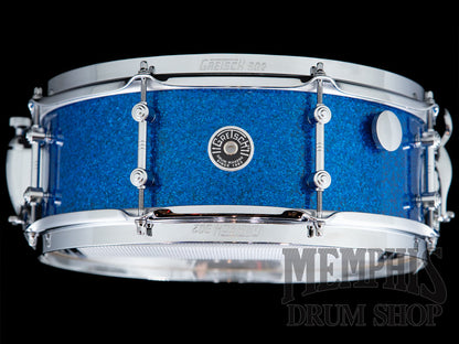 Gretsch 14x5.5 Limited Mike Johnston Brooklyn Standard Snare Drum - Blue Glass