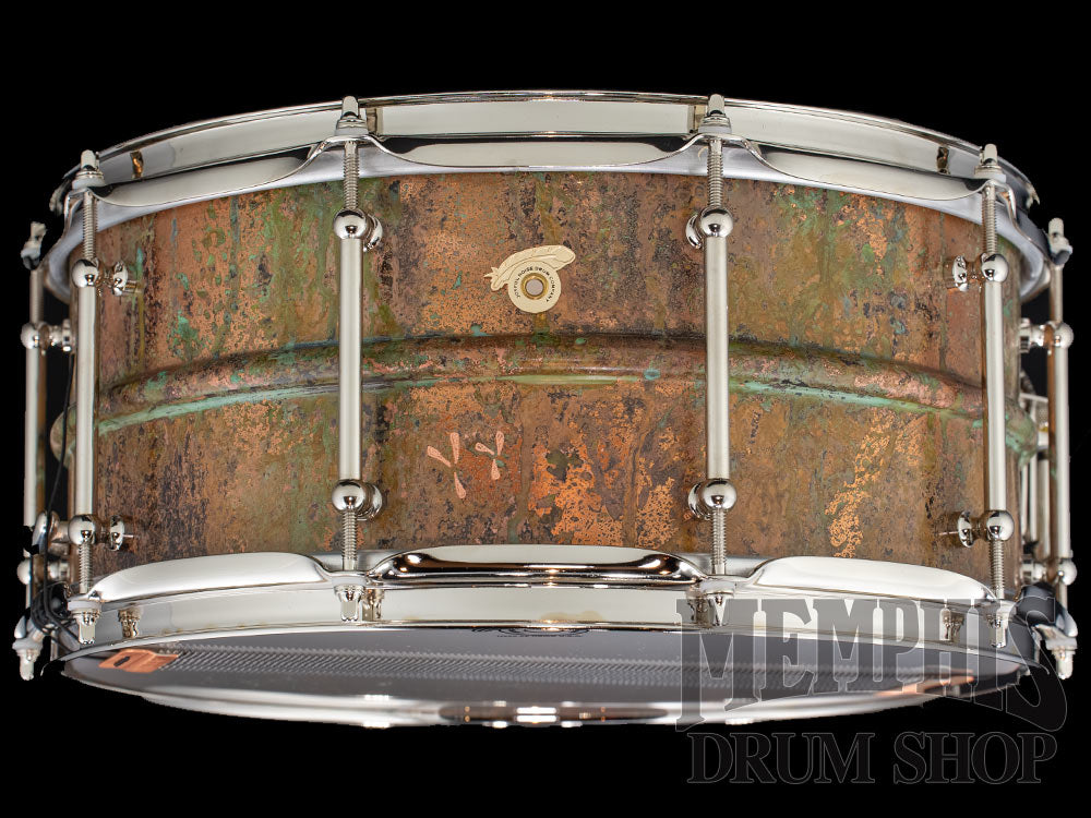 Joyful Noise 14x6.5 Copper Verdigris Blackbird Studio Model Snare Drum