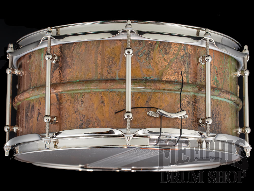 Joyful Noise 14x6.5 Copper Verdigris Blackbird Studio Model Snare Drum