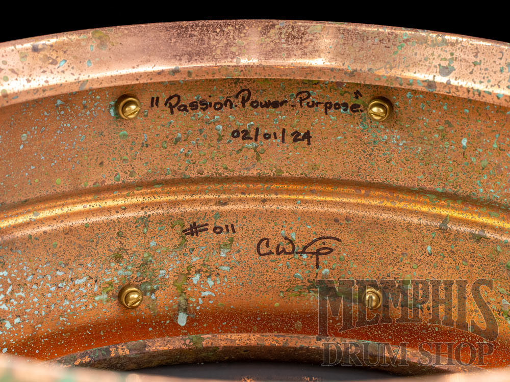 Joyful Noise 14x6.5 Copper Verdigris Blackbird Studio Model Snare Drum