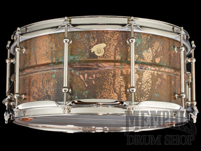 Joyful Noise 14x6.5 Copper Verdigris Blackbird Studio Model Snare Drum