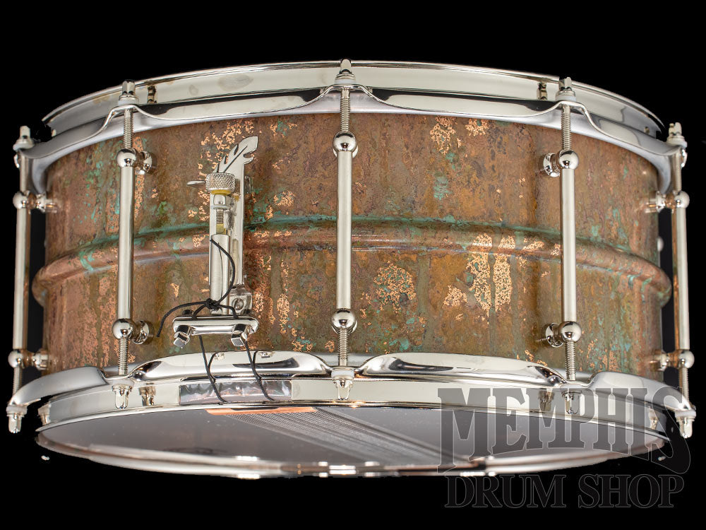 Joyful Noise 14x6.5 Copper Verdigris Blackbird Studio Model Snare Drum