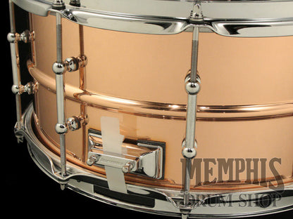 Ludwig 14x6.5 Copperphonic Snare Drum with Tube Lugs