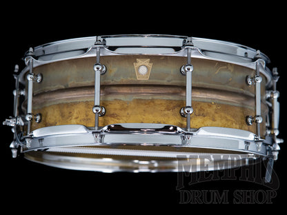 Ludwig 14x5 Raw Brass Phonic Snare Drum with Tube Lugs