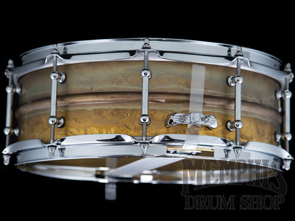 Ludwig 14x5 Raw Brass Phonic Snare Drum with Tube Lugs