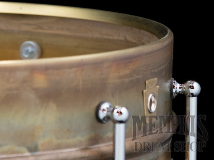 Ludwig 14x5 Raw Brass Phonic Snare Drum with Tube Lugs