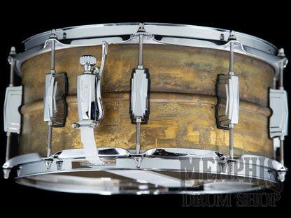 Ludwig 14x6.5 Raw Brass Phonic Snare Drum