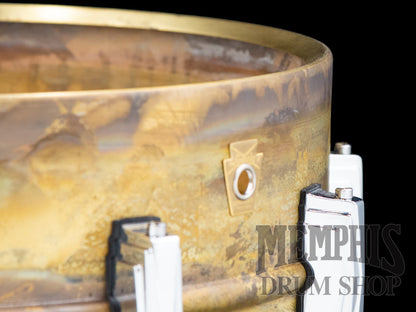 Ludwig 14x6.5 Raw Brass Phonic Snare Drum