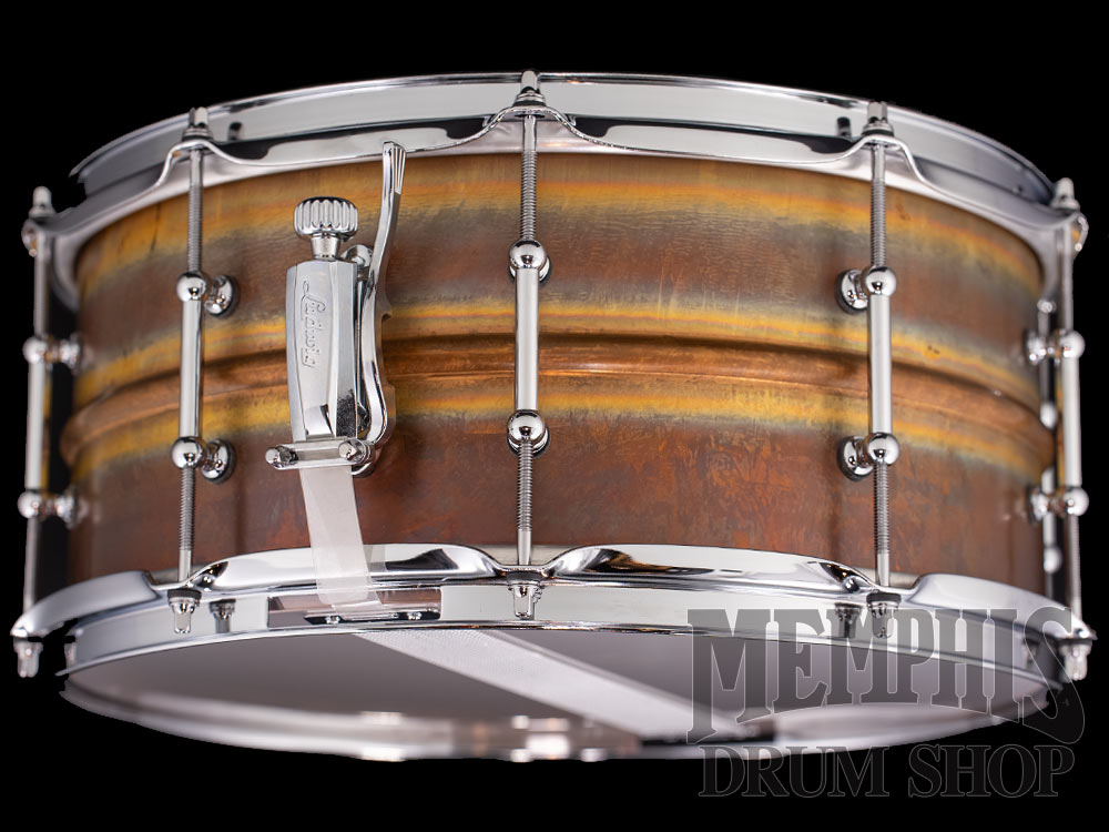 Ludwig 14x6.5 Raw Bronze Phonic Snare Drum with Tube Lugs