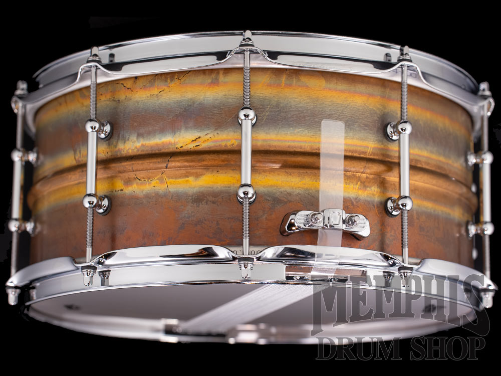 Ludwig 14x6.5 Raw Bronze Phonic Snare Drum with Tube Lugs