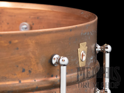 Ludwig 14x5 Raw Copperphonic Snare Drum with Tube Lugs