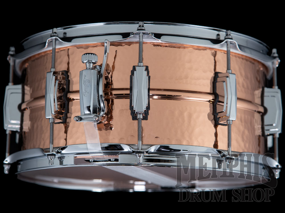 Ludwig 14x6.5 Copperphonic Hammered Snare Drum