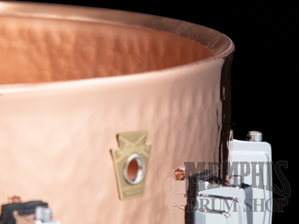 Ludwig 14x6.5 Copperphonic Hammered Snare Drum