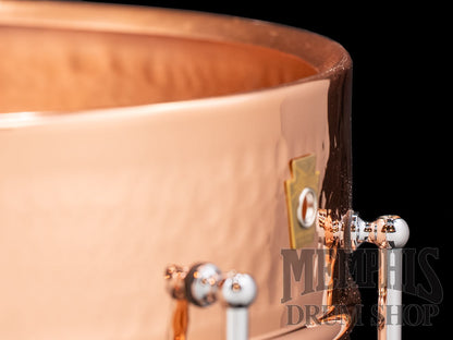 Ludwig 14x6.5 Copperphonic Hammered Snare Drum with Tube Lugs