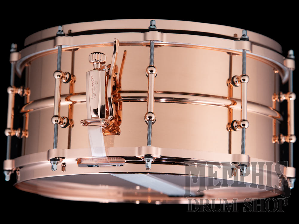 Ludwig 14x6.5 Copperphonic Snare Drum with Copper Hardware and Tube Lugs