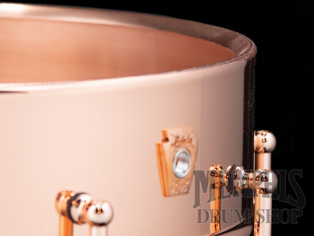 Ludwig 14x6.5 Copperphonic Snare Drum with Copper Hardware and Tube Lugs