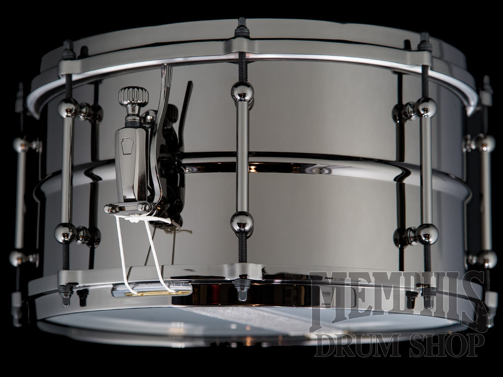 Ludwig 13x7 Universal Black Brass Snare Drum with Black Hardware