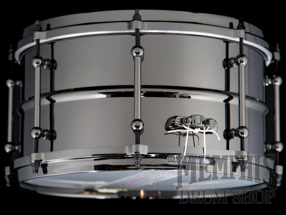 Ludwig 13x7 Universal Black Brass Snare Drum with Black Hardware