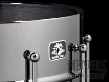 Ludwig 14x8 Universal Black Brass Snare Drum with Black Hardware