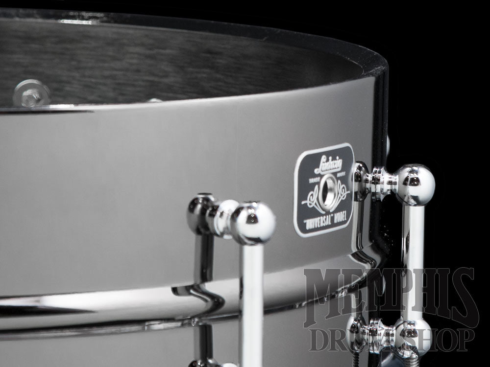 Ludwig 14x5.5 Universal Black Brass Snare Drum