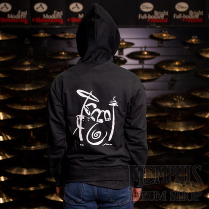 Memphis Drum Shop Zip Hoodie - Black XXL