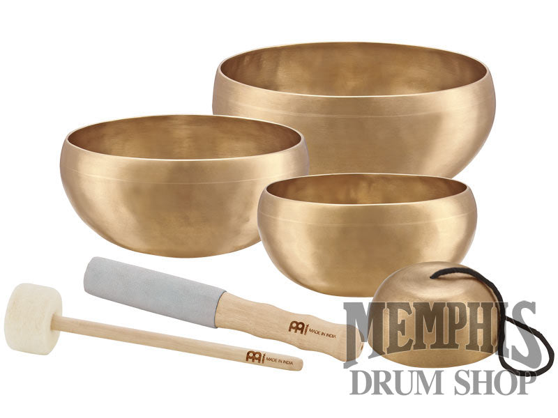 Meinl Sonic Energy Cosmos Therapy Singing Bowl 4-Piece Set with Mallets, 250/650/800/1000