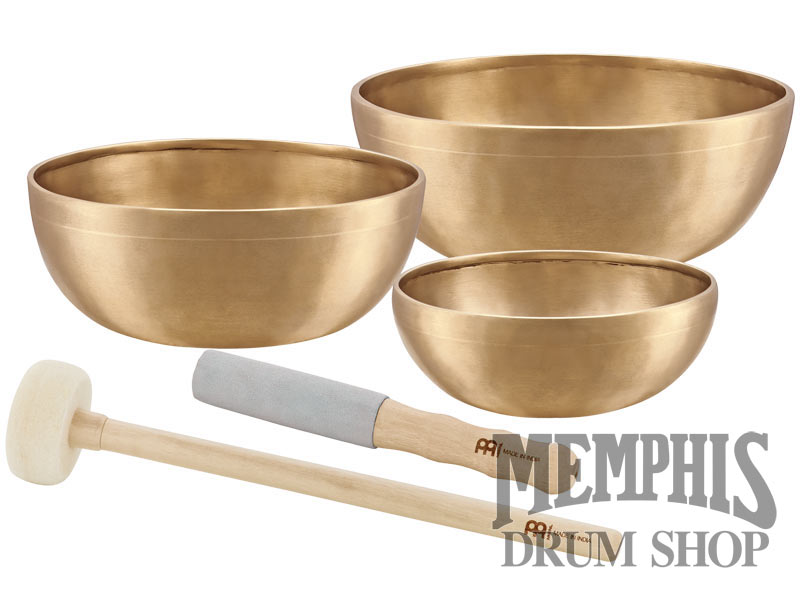 Meinl Sonic Energy Energy Therapy Singing Bowl 3-Piece Set with Mallets,   700/1000/1400