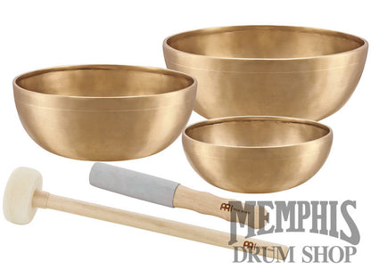 Meinl Sonic Energy Energy Therapy Singing Bowl 3-Piece Set with Mallets,   700/1000/1400