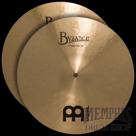 Meinl 14" Byzance Traditional Medium Hi-Hats