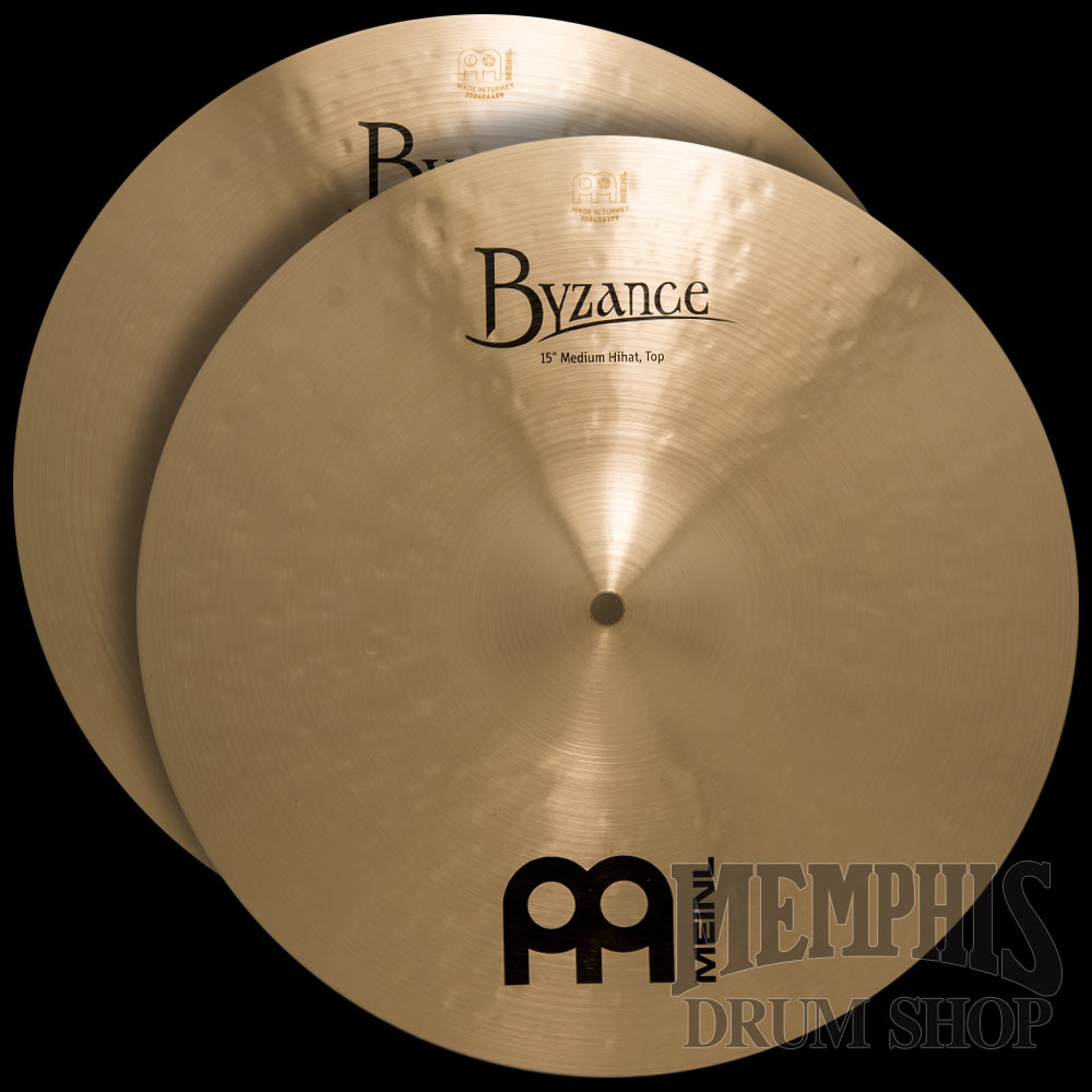 Meinl 15" Byzance Traditional Medium Hi-Hats