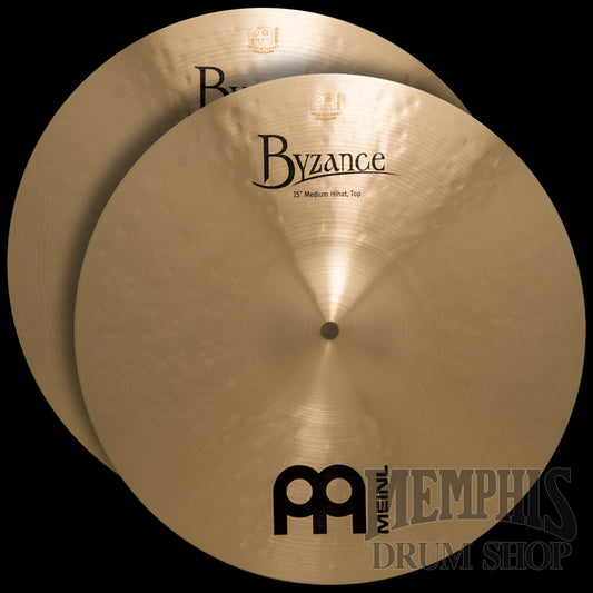 Meinl 15" Byzance Traditional Medium Hi-Hats