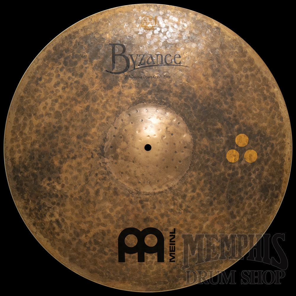 Meinl 21" Byzance Dark Double Down Crash-Ride Cymbal