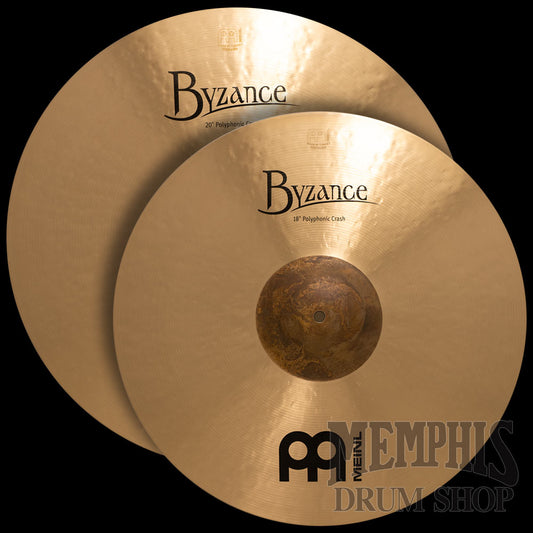Meinl Byzance Match Crash Pack 3 - B18POC + B20POC