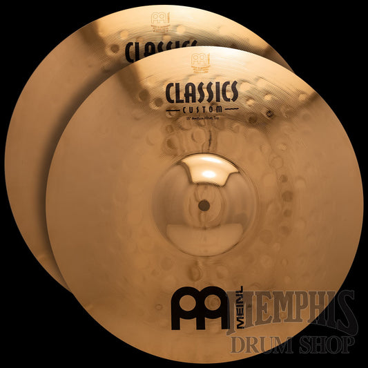 Meinl 15" Classics Custom Brilliant Medium Hi-Hats