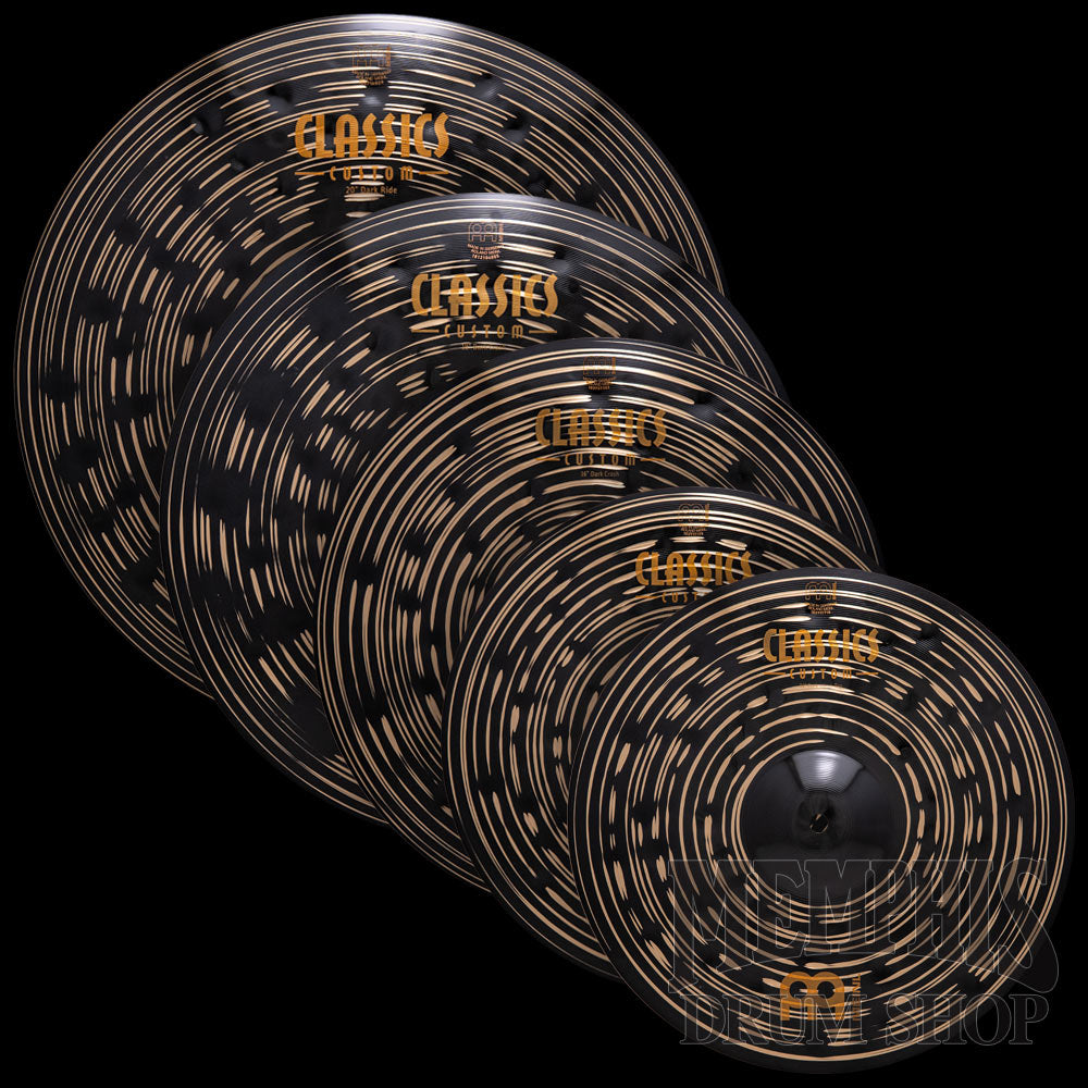 Meinl Classics Custom Dark Cymbal Box Set + Free 18" Crash
