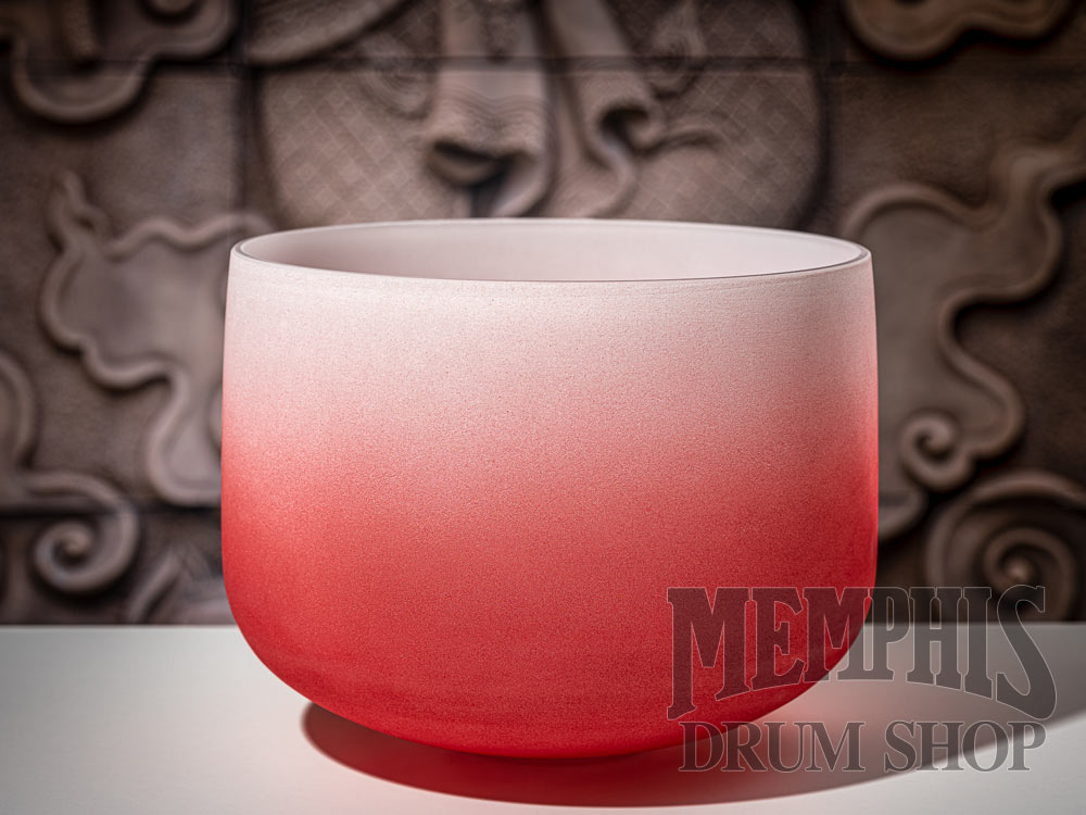 Meinl 14" Crystal Singing Bowl Color-frosted, Note C, Root Chakra