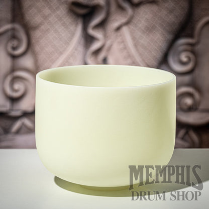 Meinl Sonic Energy Emerald Crystal Singing Bowl 10", Note F4, Heart Chakra