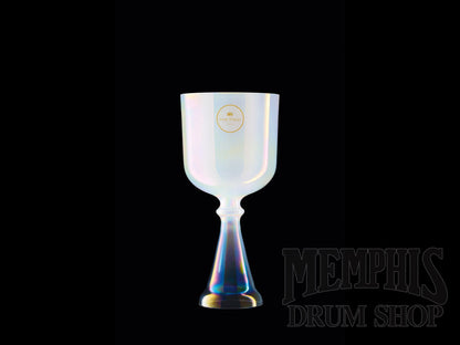 Meinl Sonic Energy Crystal Singing Chalice 5.5", Creamy, Brow Chakra