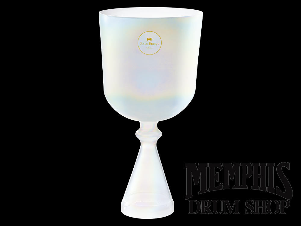 Meinl Sonic Energy Crystal Singing Chalice 6.75", Creamy, Root Chakra