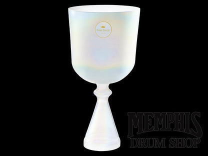 Meinl Sonic Energy Crystal Singing Chalice 6.75", Creamy, Root Chakra