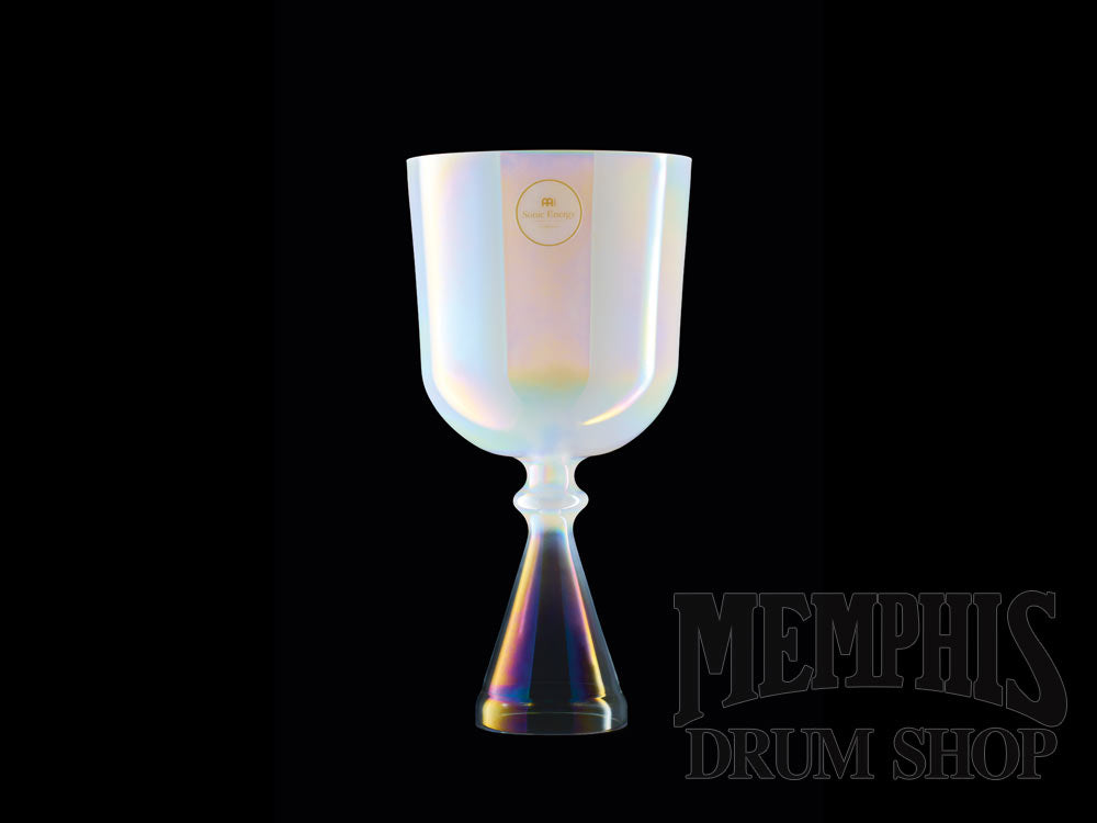 Meinl Sonic Energy Crystal Singing Chalice 6.75", Creamy, Root Chakra