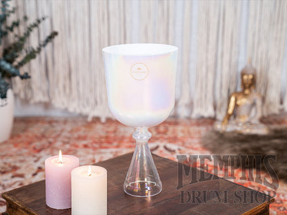 Meinl Sonic Energy Crystal Singing Chalice 6.75", Creamy, Root Chakra